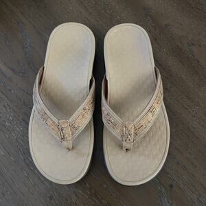 Vionic Tide Shoes Womens Size 6 Flip Flop Sandals Orthotic Comfort Beach Casual